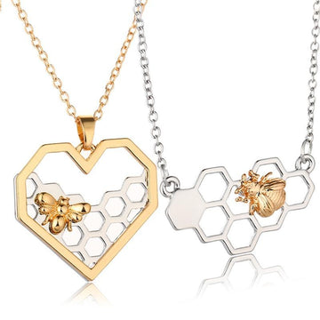 The Pink Pigs Fashion Necklace Honey Bee Fashion Necklaces for the Bee Lovers in Your Life!  So Cute & SO Affordable too!
